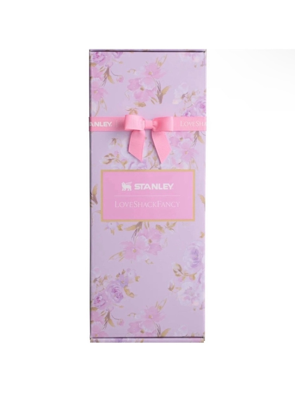 The STANLEY X LOVE SHACK FANCY “HAPPY THOUGHTS” All Day Slim Bottle |12 oz - Picture 3 of 5
